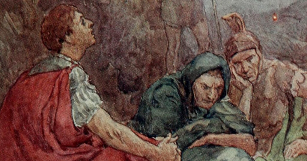 フィリッピの戦いの後のブルートゥス