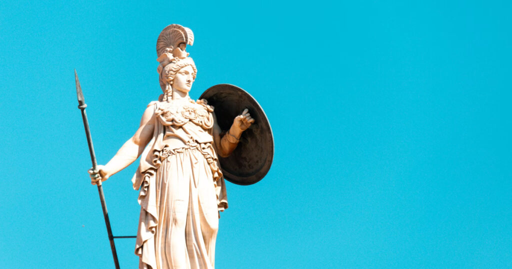 知恵の神アテナ